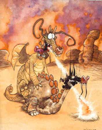 
               Meilleures images droles  La Fumeur du Dragon 
              