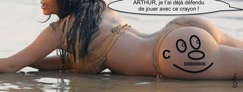  Image marrante  Arthur, ou les fesse contées 
              