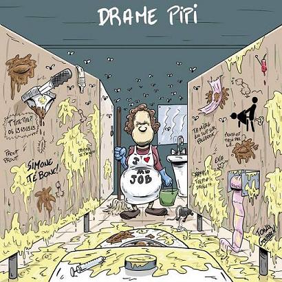 
               Meilleures images droles  Drame Pipi 
              