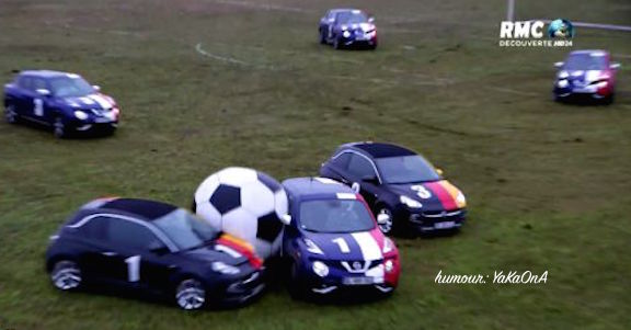
               Meilleures images droles  L'airbag a encore frappé 
              