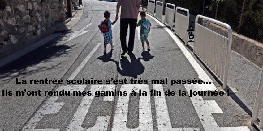  Image tordante  Ça arrive une fois parents , photo blague
              