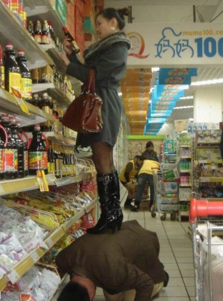 
               Meilleure image drole  Pratique pour faire ses courses 
              