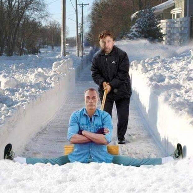 
               Meilleures images blagues  Les déneigeurs 
              