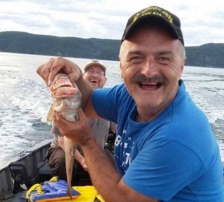 
               blague pourrie  Détendez-vous, allez à la pêche ! 
              